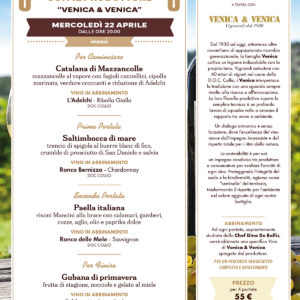 A cena con il produttore – VENICA&VENICA